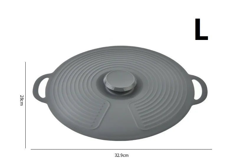 Silicone Bowl Lids, Microwave Splash Lids, Reusable Heat-Resistant Lids, Suitable for Bowls, Plates, Pots, Pans, Stove tops, Ove