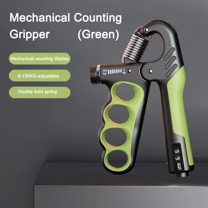 Adjustable Hand Grip Strengthener – 5–100kg Resistance for Grip & Forearm Training