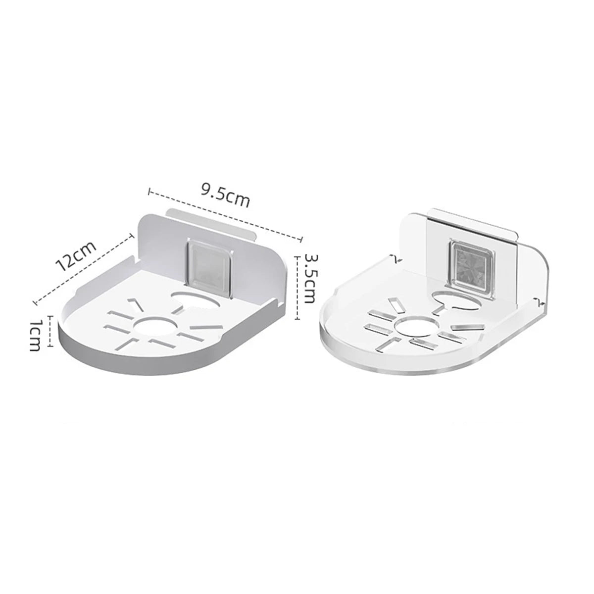 Universal Non-Drilling Wall Mount for CCTV Camera - Durable and Space-Saving Storage Holder