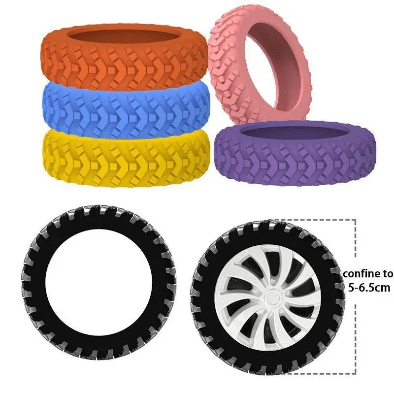 8PCS Suitcase Wheels Protection Cover Silent Rubber Luggage Roller Cover Trolley Box Casters Cover Travel Luggage Caster Shoes