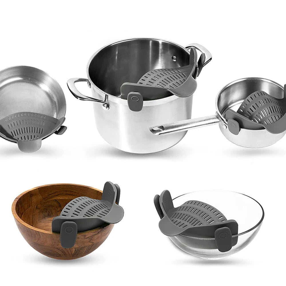 Clip-On Pot Strainer – Adjustable Kitchen Colander