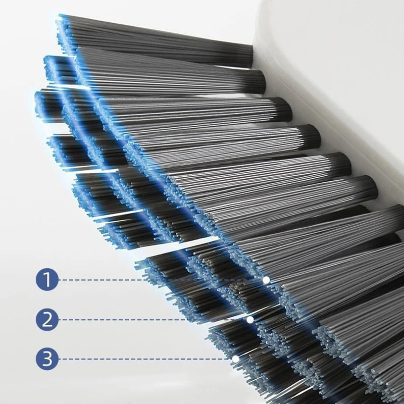 2 in 1 Groove Cleaning Brush Window Sliding Door Track Cleaner Tool Grout Cleaner Grip Brush Hard Bristle Crevice Cleaning Brush