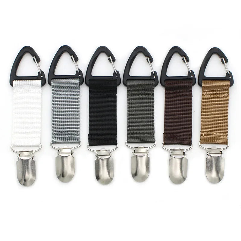Outdoor Travel Straw Hat Clip Portable Hat Companion Bag Clip Multi-Purpose Outdoor Glove Organizer