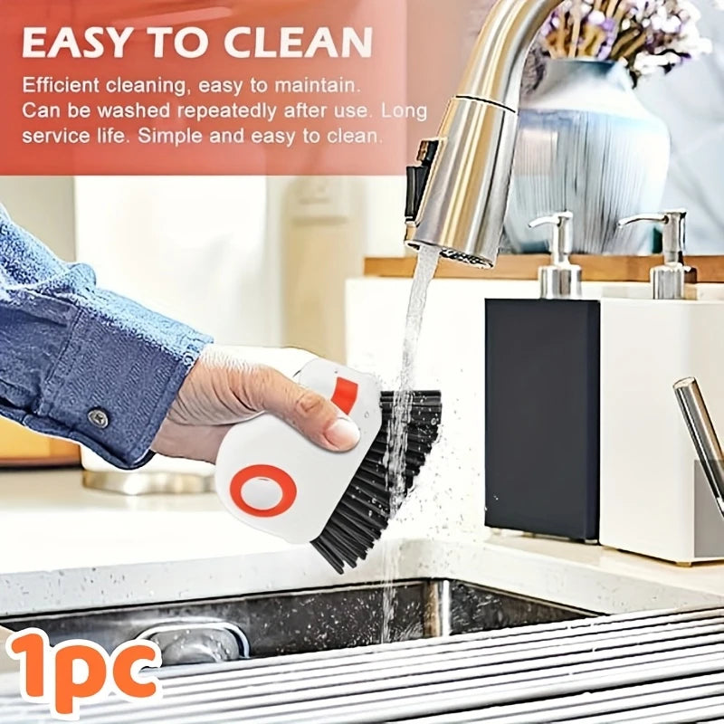 2 in 1 Groove Cleaning Brush Window Sliding Door Track Cleaner Tool Grout Cleaner Grip Brush Hard Bristle Crevice Cleaning Brush