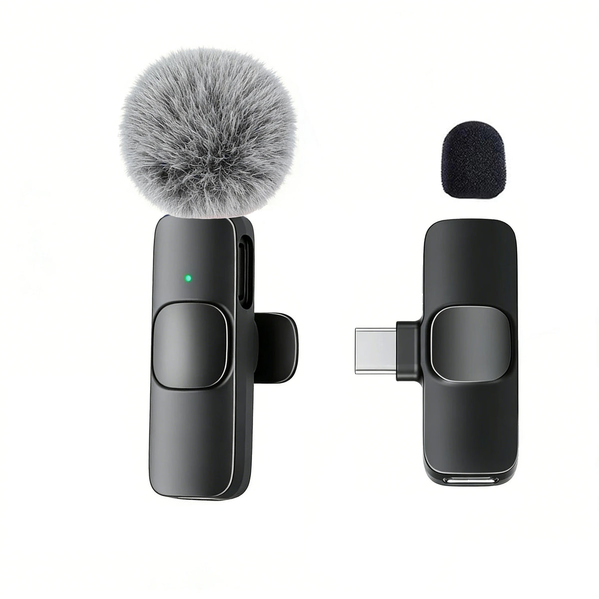 Type-C Port Professional Wireless Lavalier Microphone for Smartphones, Computers, Tablets, Plug and Play