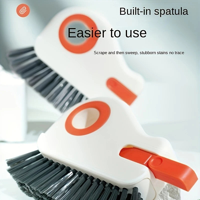 2 in 1 Groove Cleaning Brush Window Sliding Door Track Cleaner Tool Grout Cleaner Grip Brush Hard Bristle Crevice Cleaning Brush