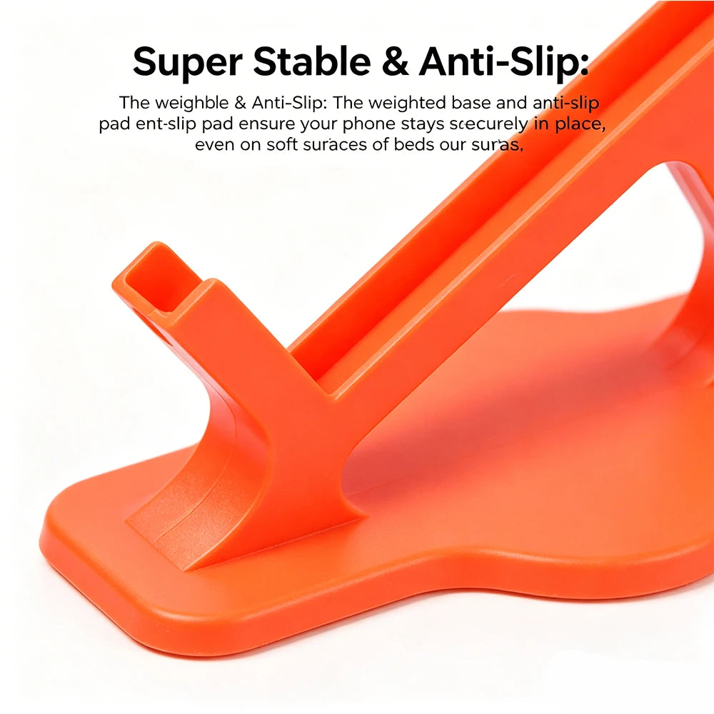Bed Lazy Phone Stand for Side Lying, Stable Ergonomic Phone Holder for Hands-Free Viewing, Perfect for Bedtime Entertainment