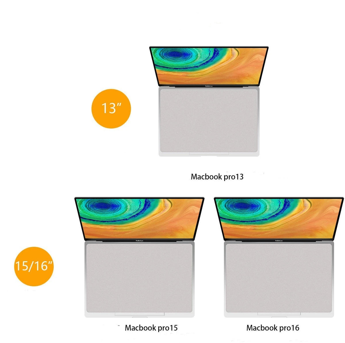 Microfiber Keyboard Dust Cover for MacBook Pro 15-16 inch Air 15 Dustproof Protective Cloth Ultra Thin Waterproof Keyboard Prote